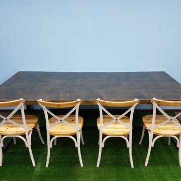 Стол LOFT дерево темный 1,2*2,5м Стол LOFT дерево темный 1,2*2,5м