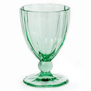 Бокал для воды «Lily» стекло 420мл фиолетовый зеленый