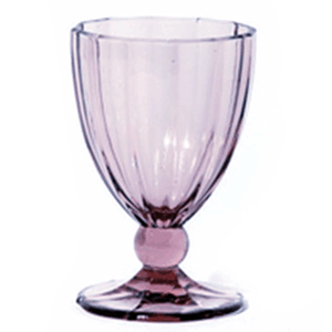 Бокал для воды «Lily» стекло 420мл фиолетовый
